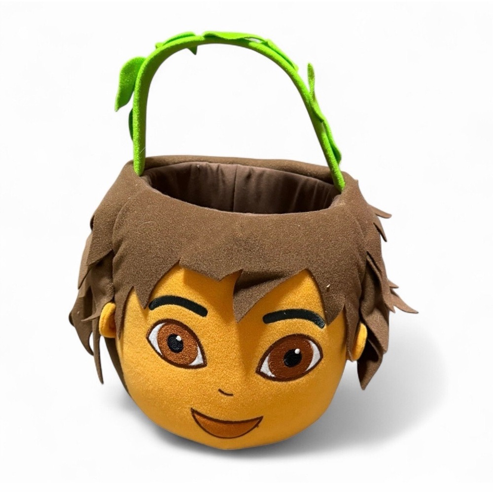2006 Diego Plush Halloween Easter Candy Basket Treat Bucket Nickelodeon Viacom